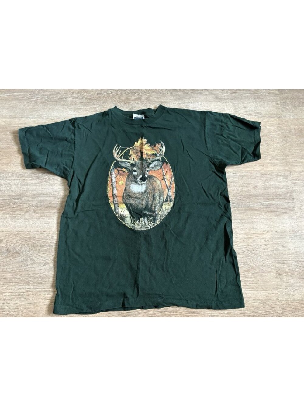 Vintage Graphic Deer T-Shirt Size XL Deer Hunter